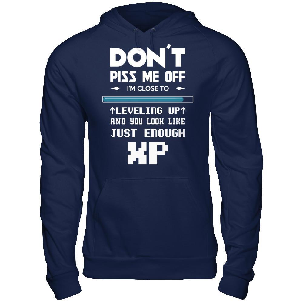 Fanduco Apparel Gildan - Pullover Hoodie / Navy / S Just Enough XP Tee