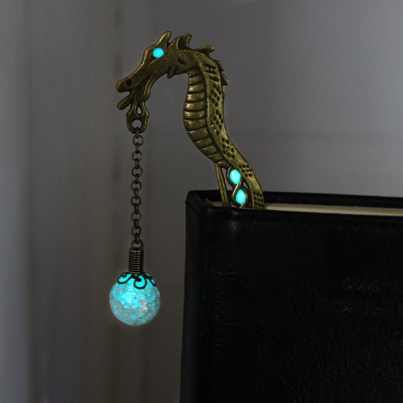 Fanduco Bookmark Luminous Book Wyrm Bookmark