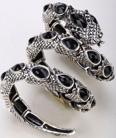 Fanduco Bracelets black Cool Flexible Snake Bracelet