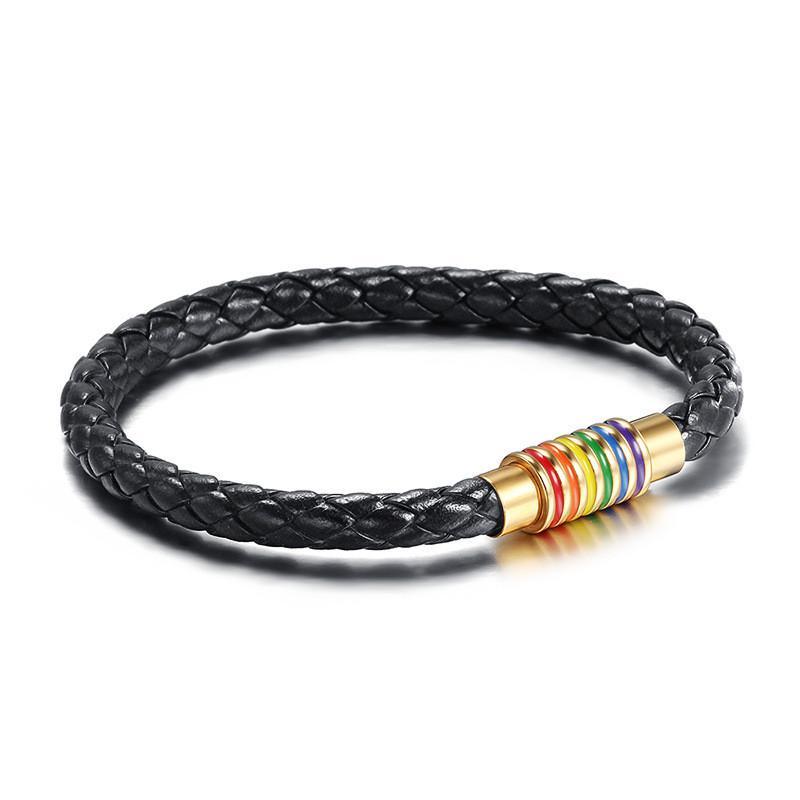 Fanduco Bracelets Genuine Leather Pride Bracelet