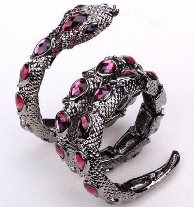 Fanduco Bracelets gray purple Cool Flexible Snake Bracelet