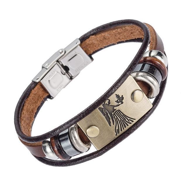 Fanduco Bracelets Virgo Grecian-Style Zodiac Bracelets