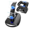 Fanduco Charger Dual USB Charging Dock for PlayStation 4 Controllers