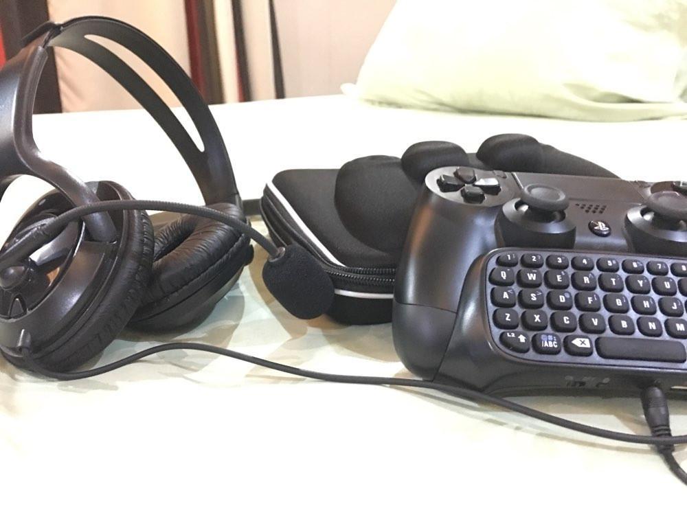 Fanduco Console Accessories Bluetooth Chatpad For PS4 Controllers
