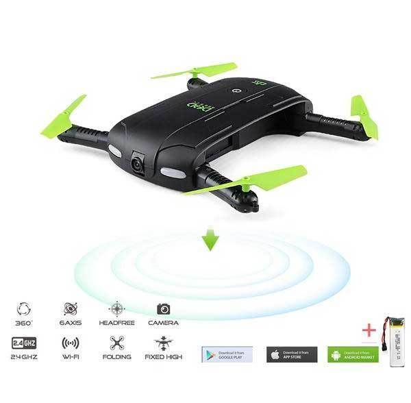 Fanduco Drones Foldable Pocket Selfie Drone