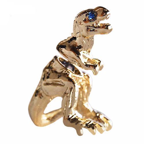Fanduco Earrings Golden Rawr! T-Rex Earrings