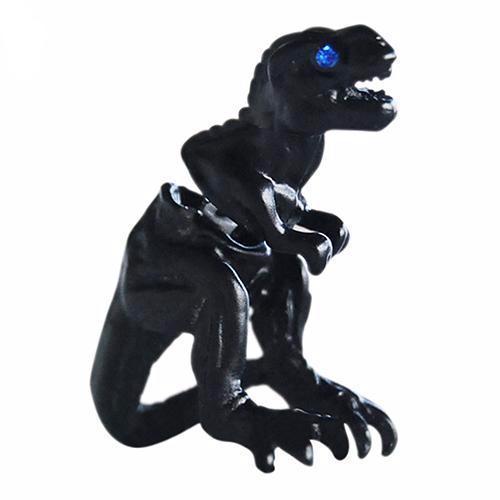 Fanduco Earrings Gun Black Rawr! T-Rex Earrings