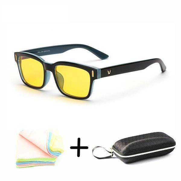 Fanduco Eyewear Black Blue Ocular Defender Glasses