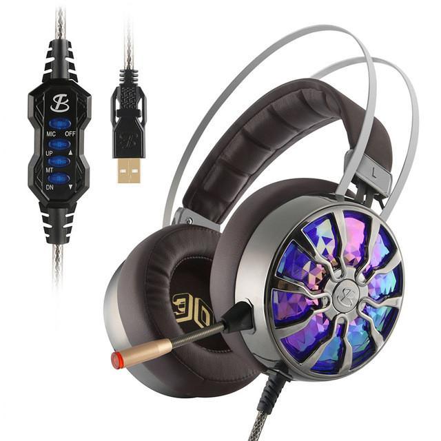 Fanduco Headsets Blue Diamond 7.1 Surround Sound Headset Blue Diamond Competitive Gaming Headset