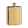 Fanduco Hip Flasks Fashionable Titanium Gold-Plated 6oz Hip Flask
