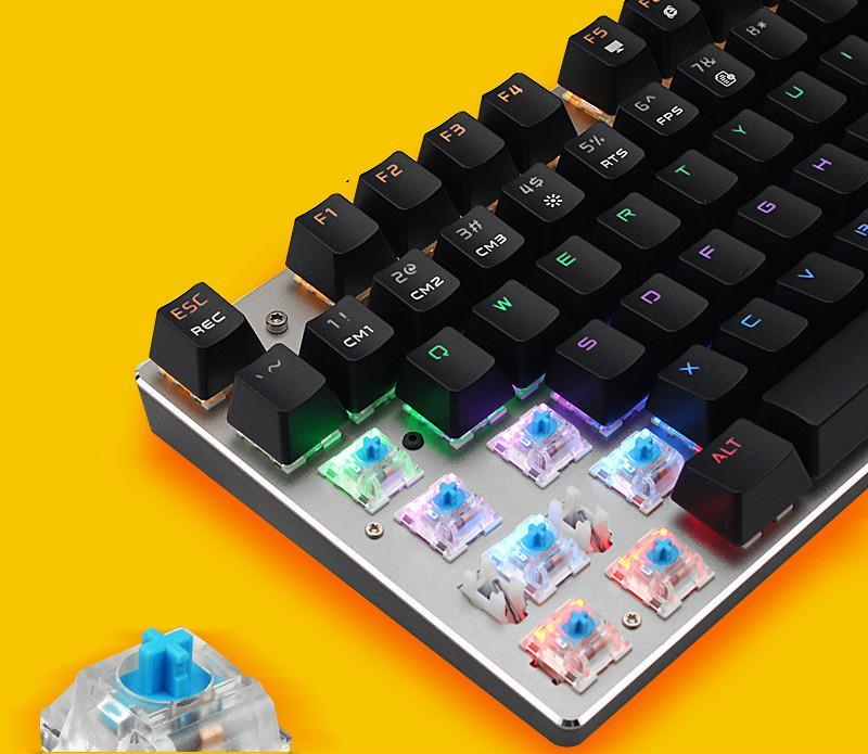 Fanduco Keyboards Mechanical Gaming Keyboard With Anti-Ghosting And Customizable Backlight