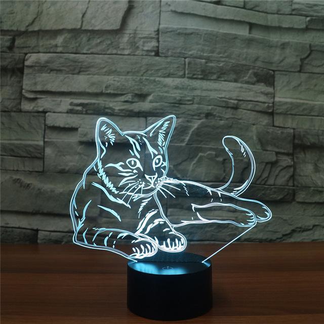 Fanduco Lamps Cat Hologram Lamp