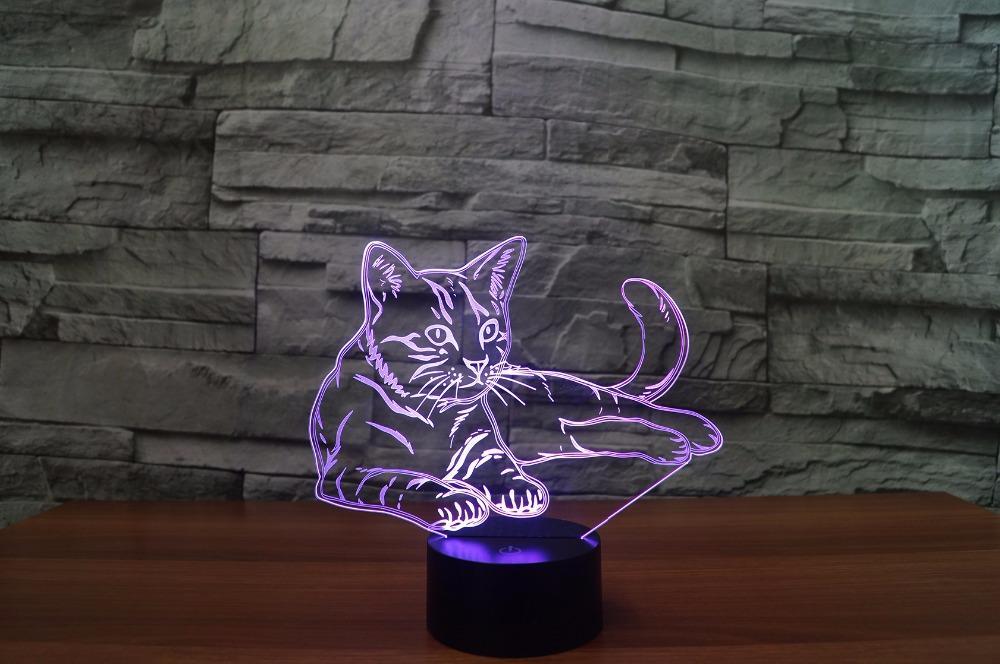 Fanduco Lamps Cat Hologram Lamp