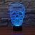 Anatomical Skull 3D Hologram Lamp