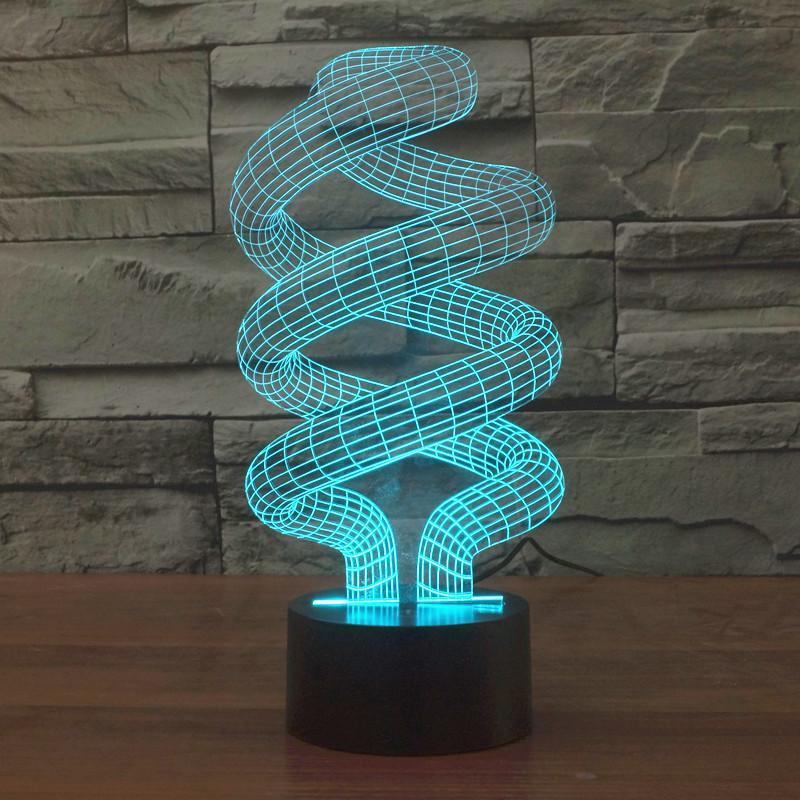 Fanduco Lamps Helix Coils Hologram Lamp