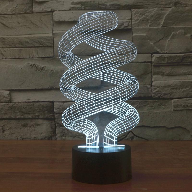 Fanduco Lamps Helix Coils Hologram Lamp