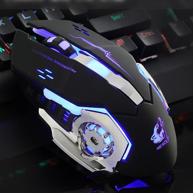 Fanduco Mice Freewolf 4000DPI Optical Gaming Mouse with Avago A3050 Gaming Sensor
