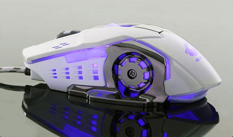 Fanduco Mice Freewolf 4000DPI Optical Gaming Mouse with Avago A3050 Gaming Sensor