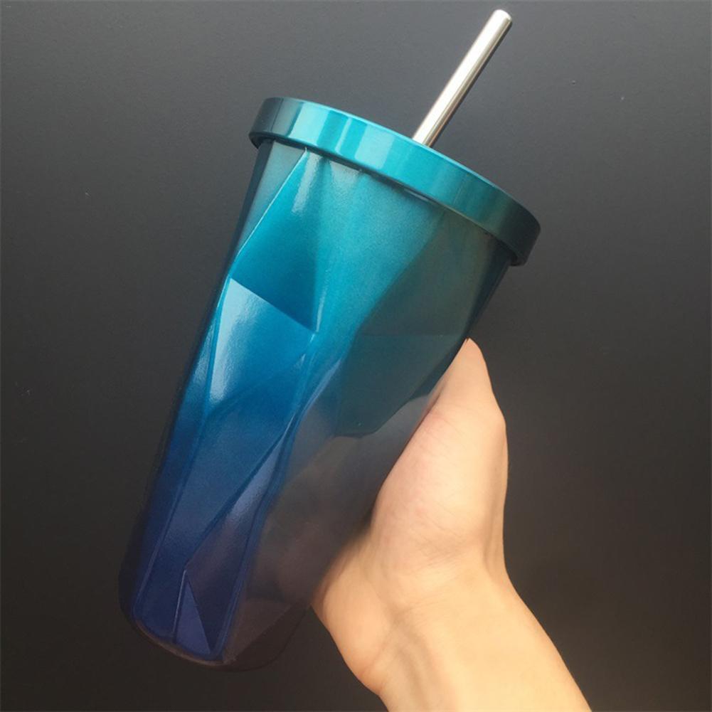 Fanduco Mugs Abstract Rainbow Stainless Steel Cups