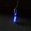 Fanduco Necklaces Blue Glowing Sands Hourglass Necklace