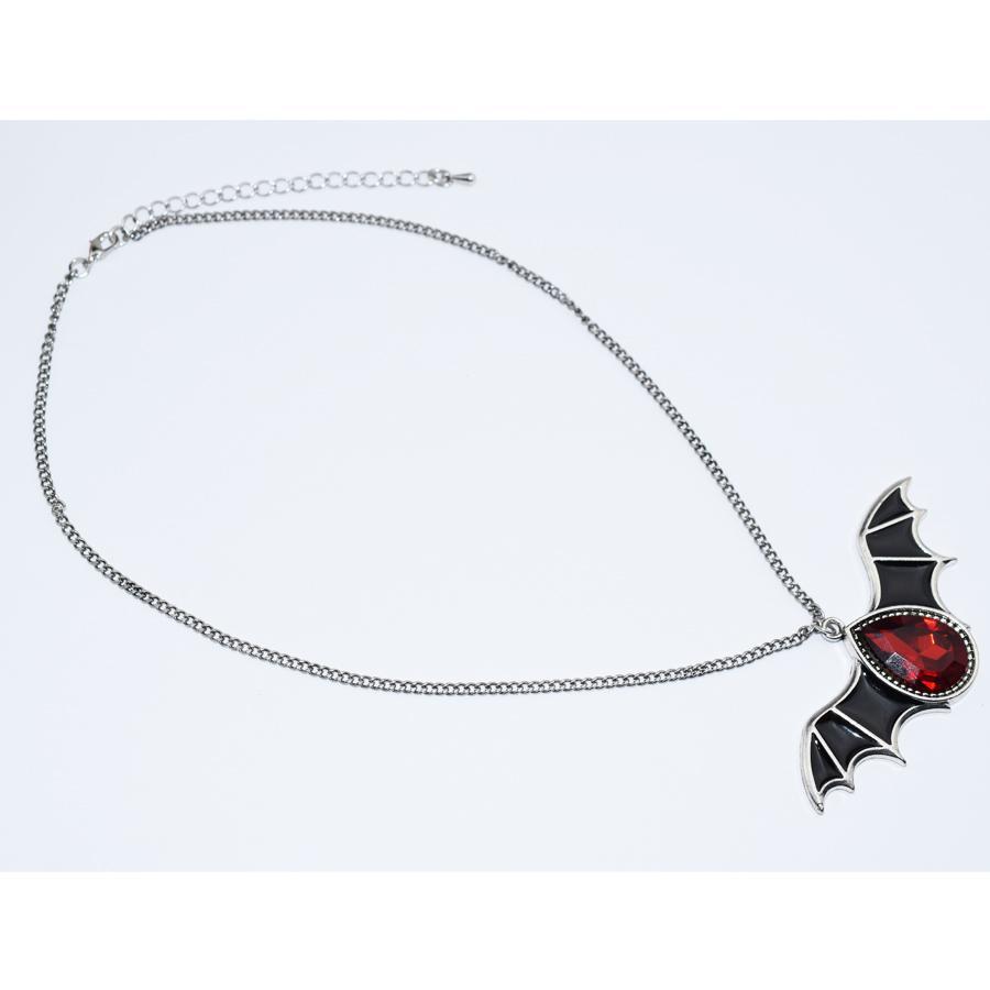 Fanduco Necklaces Crystal Bat Necklace