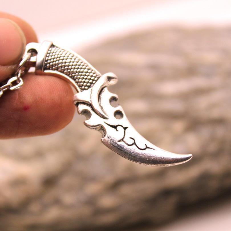 Fanduco Necklaces Glow In The Dark Tribal Dagger Necklace