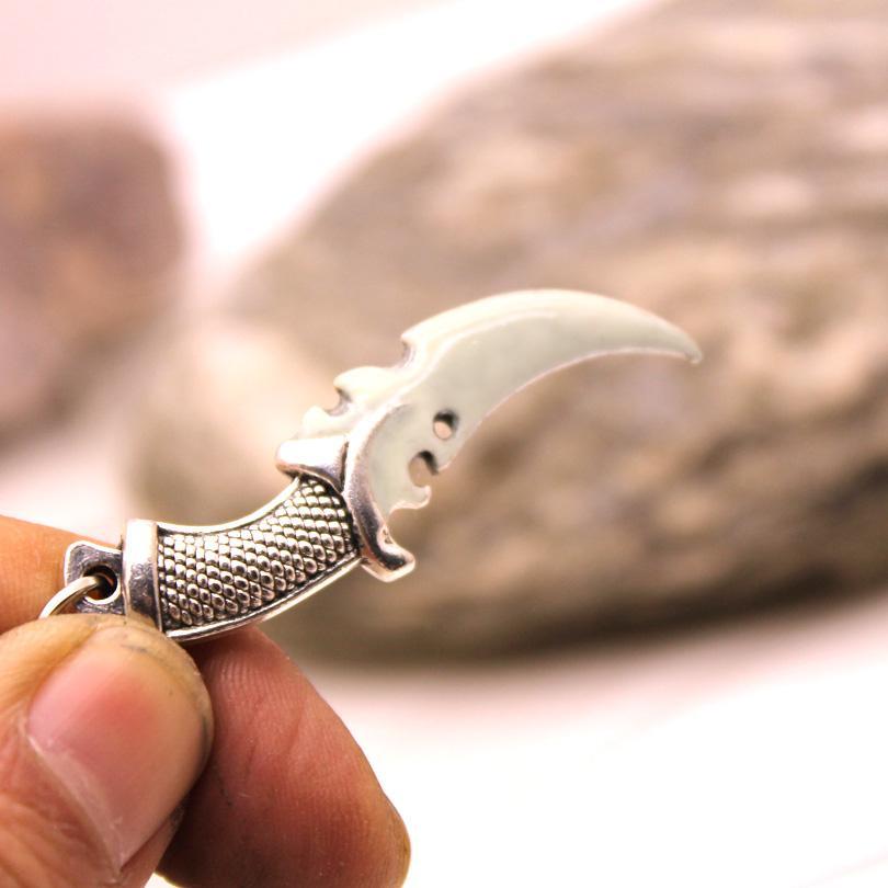 Fanduco Necklaces Glow In The Dark Tribal Dagger Necklace