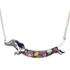 Fanduco Necklaces Grey Lively Dachshund Necklace