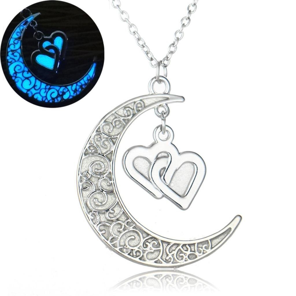 Fanduco Necklaces Hearts Luminous Family Love Pendants