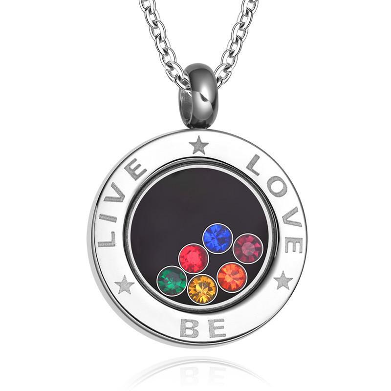 Fanduco Necklaces LGBTQ Pride Living Locket