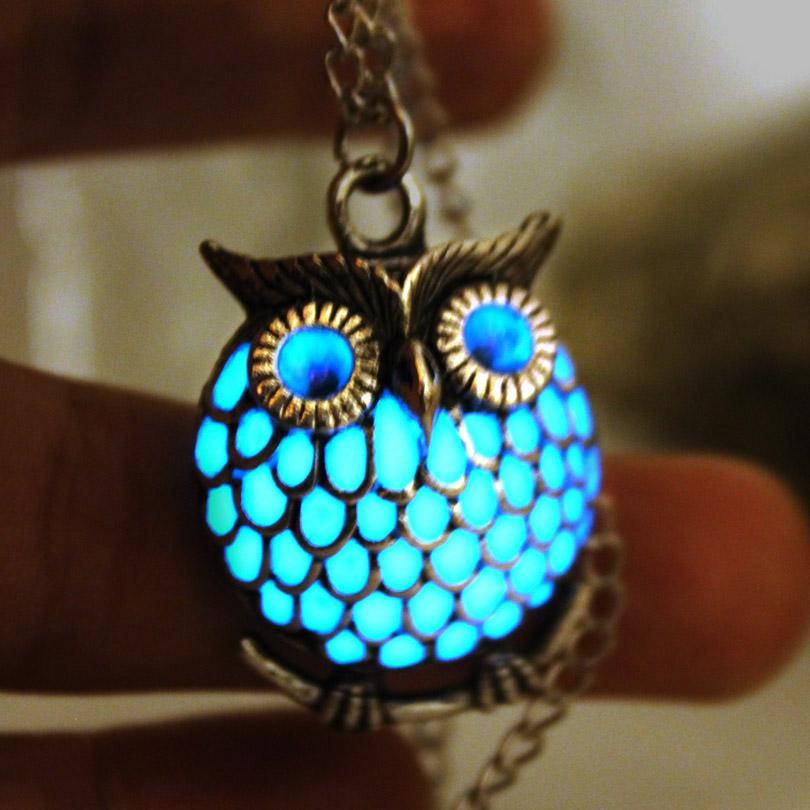 Fanduco Necklaces Luminous Owl Necklace