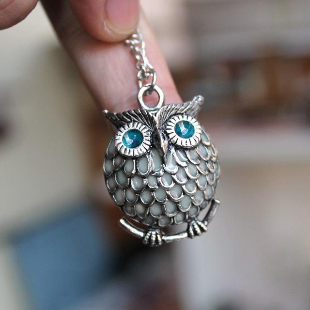 Fanduco Necklaces Luminous Owl Necklace