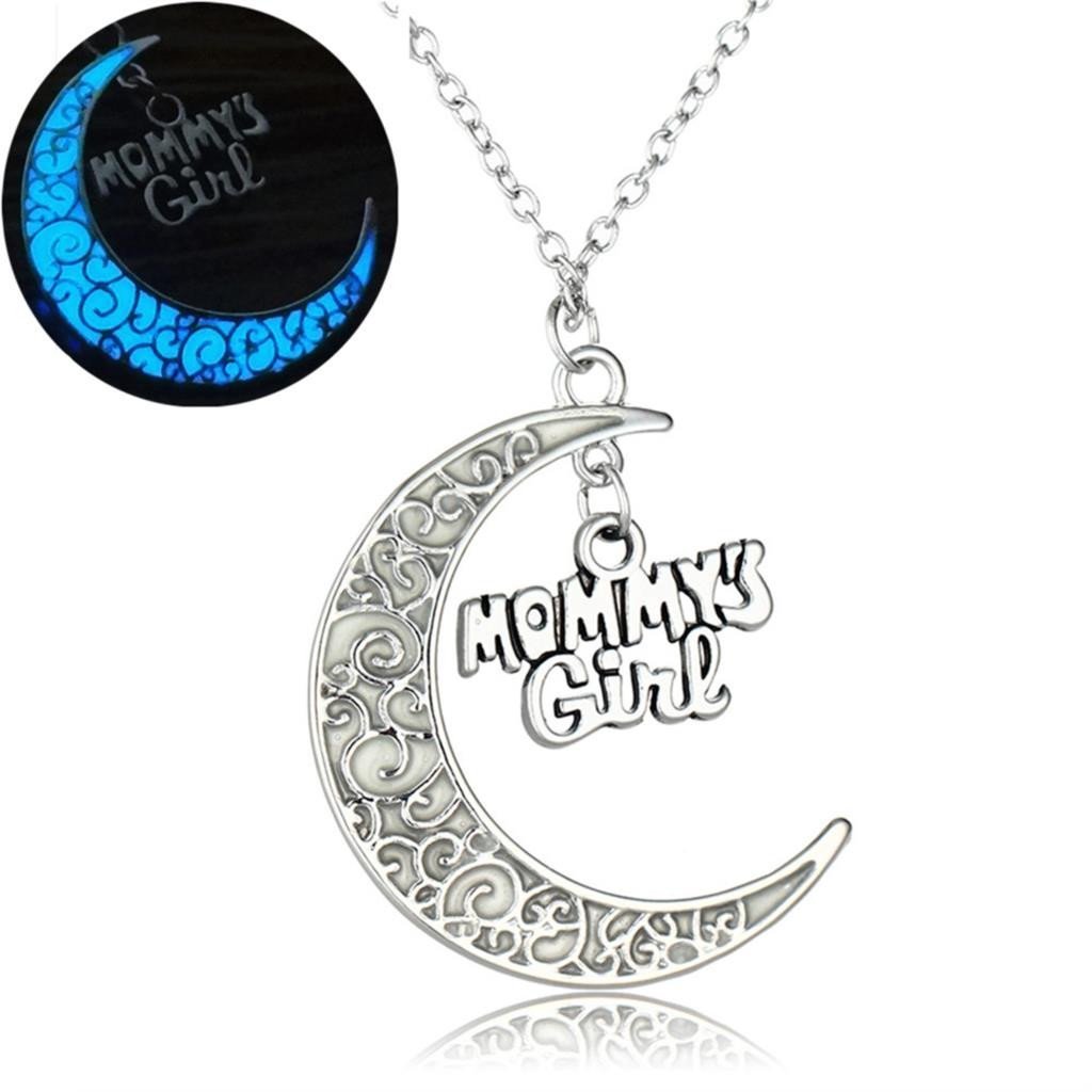 Fanduco Necklaces Mommy's Girl Luminous Family Love Pendants