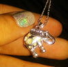 Fanduco Necklaces Silver-Plated Luminous Elephant Pendant