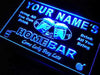 Fanduco Neon Signs Blue Personalized Neon Light Home Bar Sign