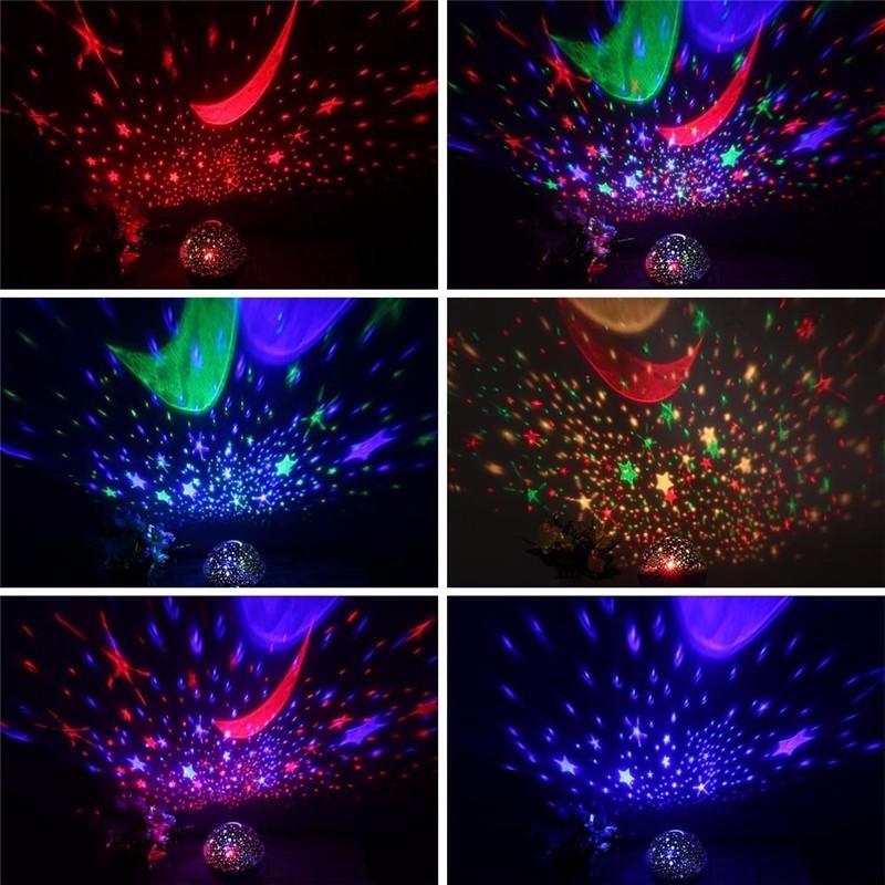 Fanduco Night Lights Rotating Cosmos Projection Lamp