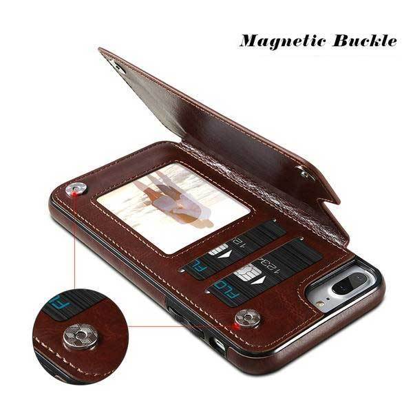 Fanduco Phone Cases Luxury Leather iPhone Cardholder Wallet Case