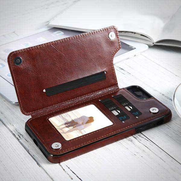 Fanduco Phone Cases Luxury Leather iPhone Cardholder Wallet Case
