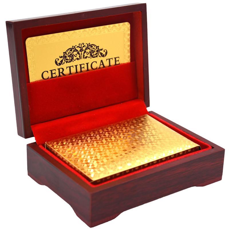 Fanduco Playing Cards 24K Gold Foil Playing Cards