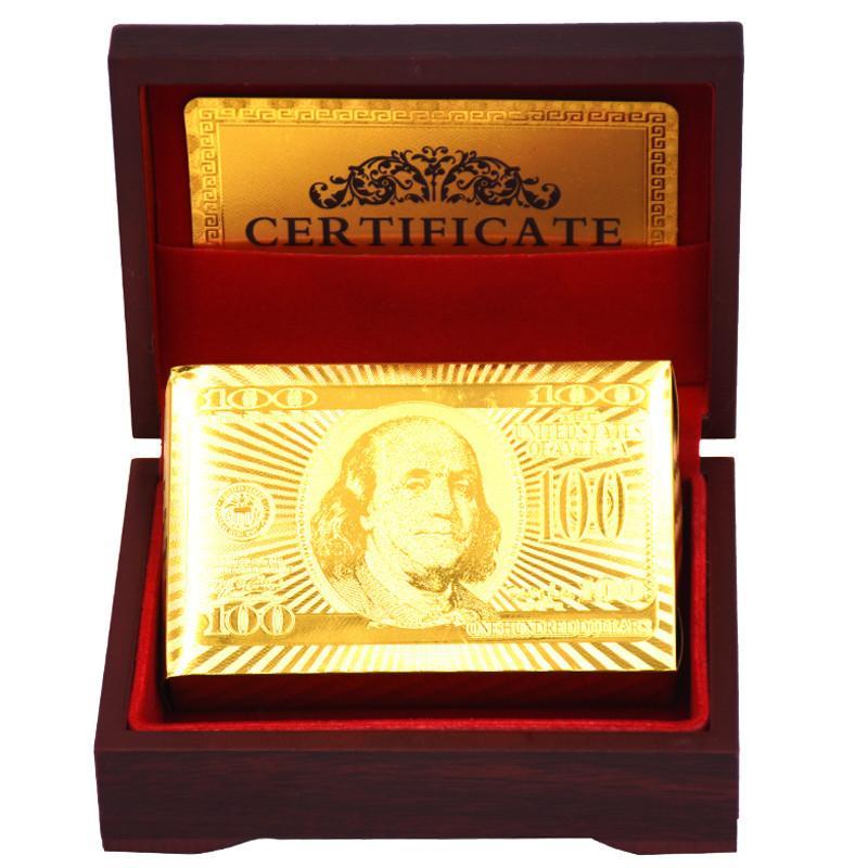 Fanduco Playing Cards 24K Gold Foil Playing Cards