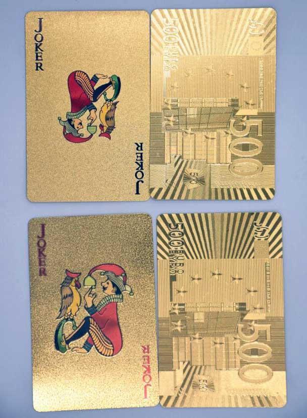 Fanduco Playing Cards 24K Gold Foil Playing Cards