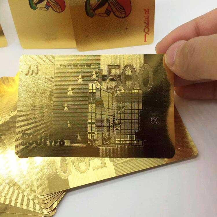 Fanduco Playing Cards 24K Gold Foil Playing Cards