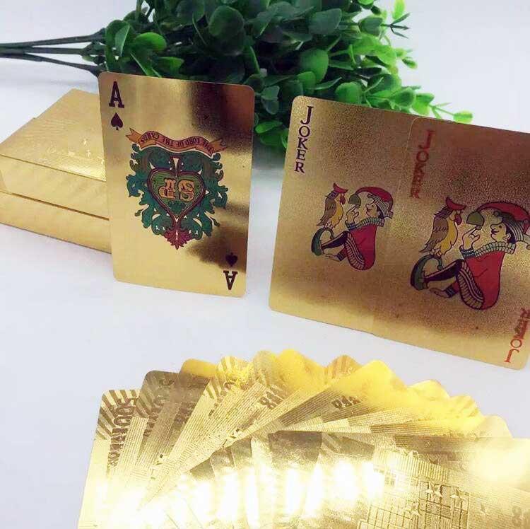 Fanduco Playing Cards 24K Gold Foil Playing Cards