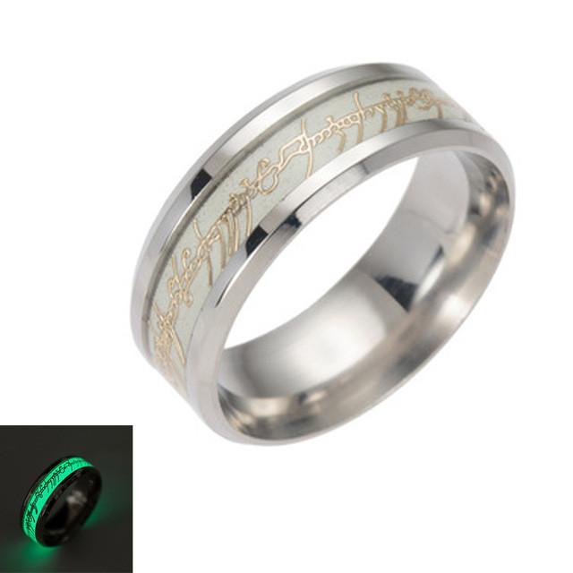 Fanduco Rings 7 / Gold Ancient Tongues Luminous Ring