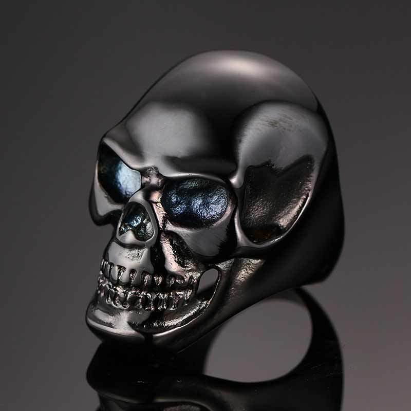 Fanduco Rings Black / 8 The Black Skull Ring