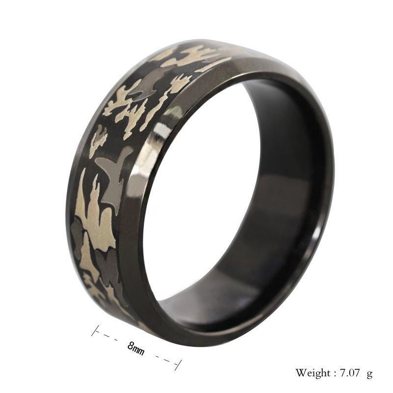 Fanduco Rings Camo Steel Rings
