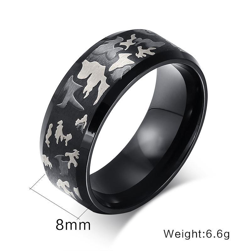 Fanduco Rings Camo Steel Rings