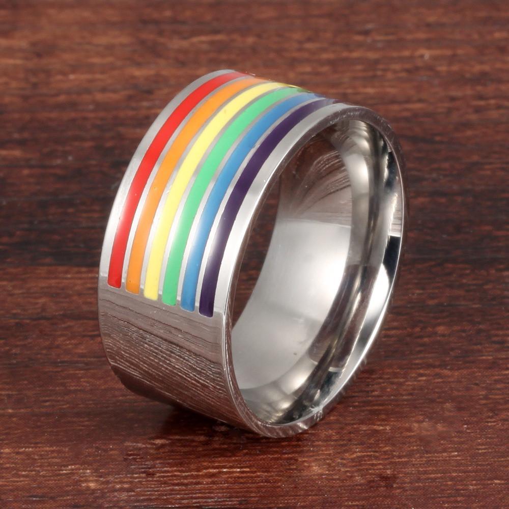 Fanduco Rings Rainbow Flag Ring