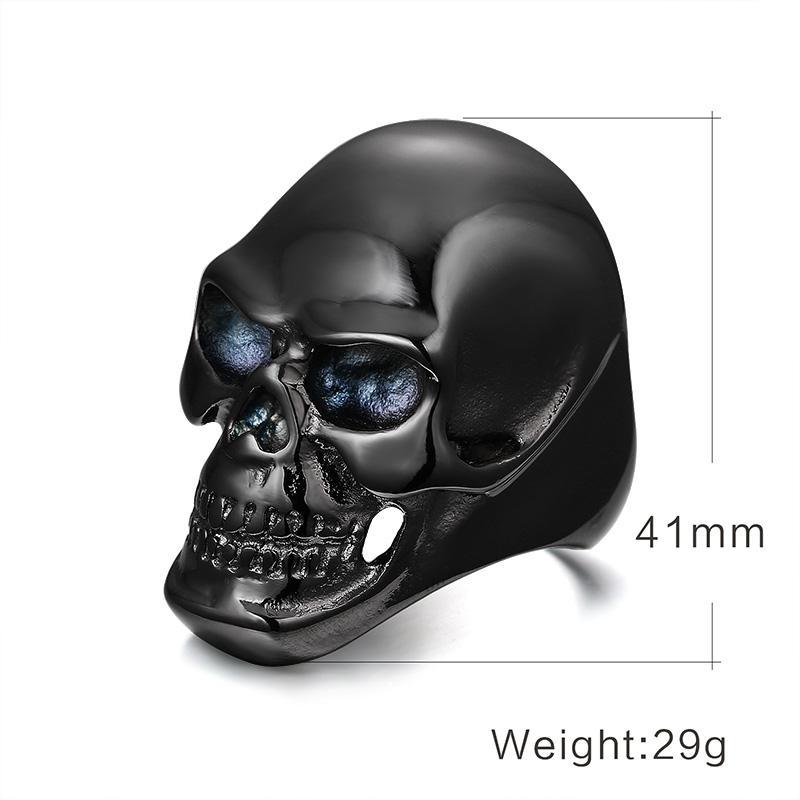 Fanduco Rings The Black Skull Ring