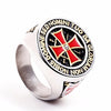 Fanduco Rings The Knights Templar Masonic Cross Ring